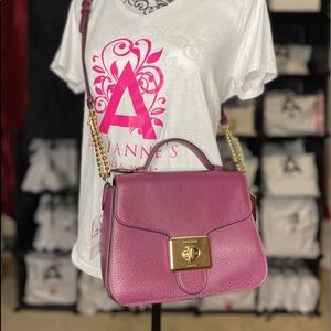 COACH Leather Cassidy Top Handle